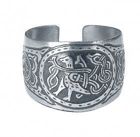 Ring "Bird with entwined tail"