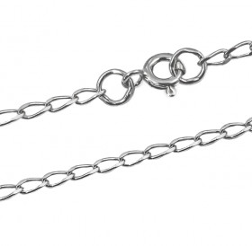 Chain Shell faceted elongated chain