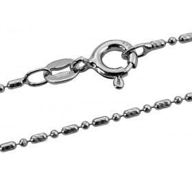 Dot-dash chain with diamond notch