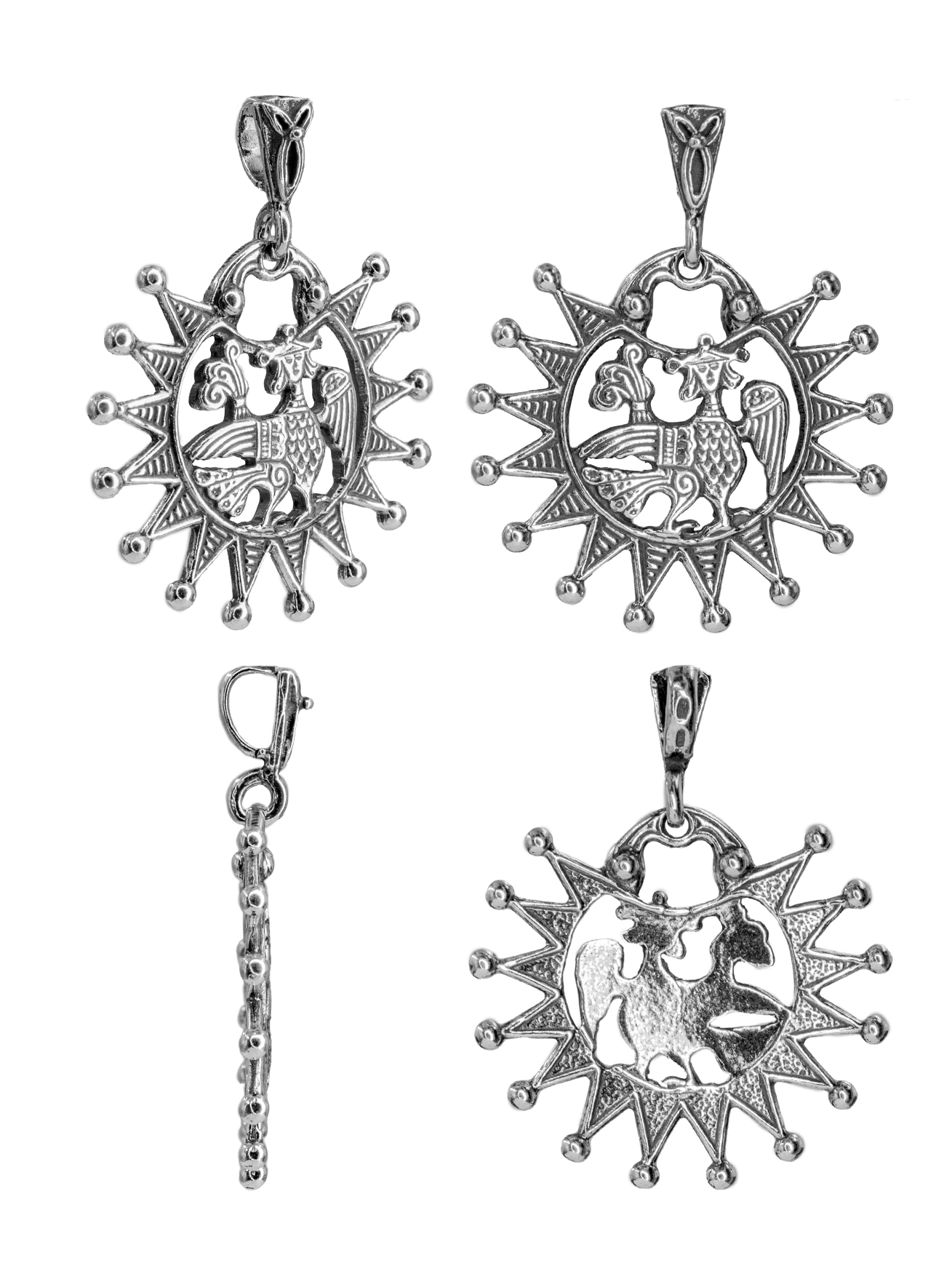 Колт жемчужный «Алконост, смотрящий влево»