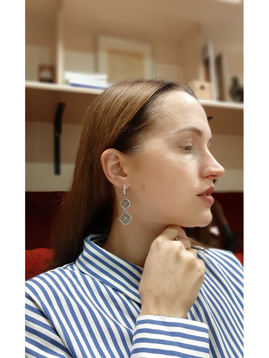 Long earrings "Lace"