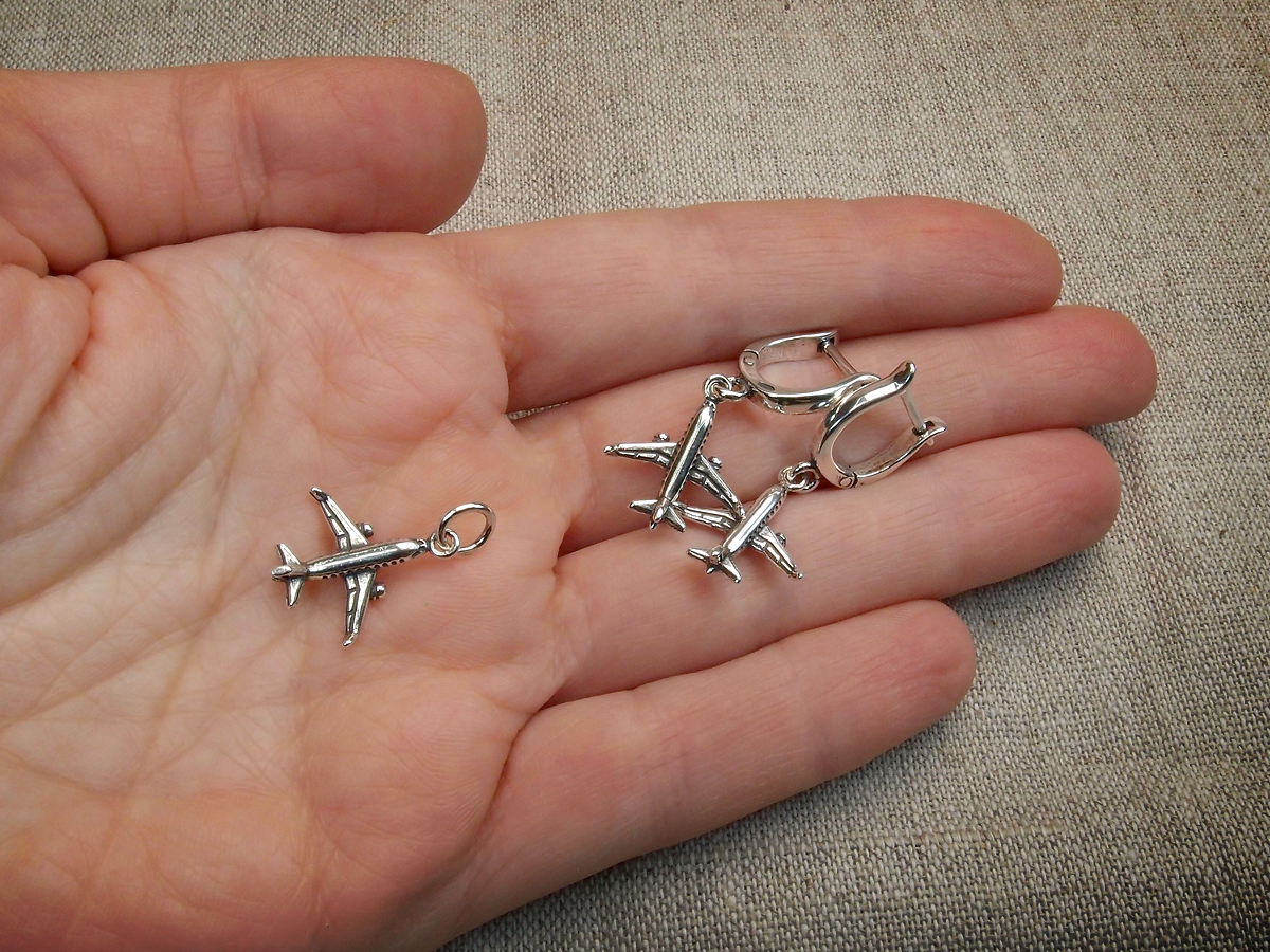 Earrings "Airplanes"