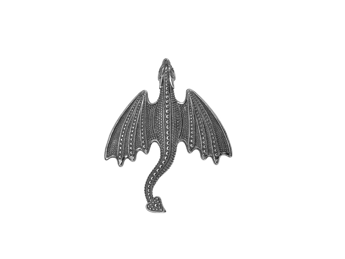 Брошь-подвеска "Летящий дракон"