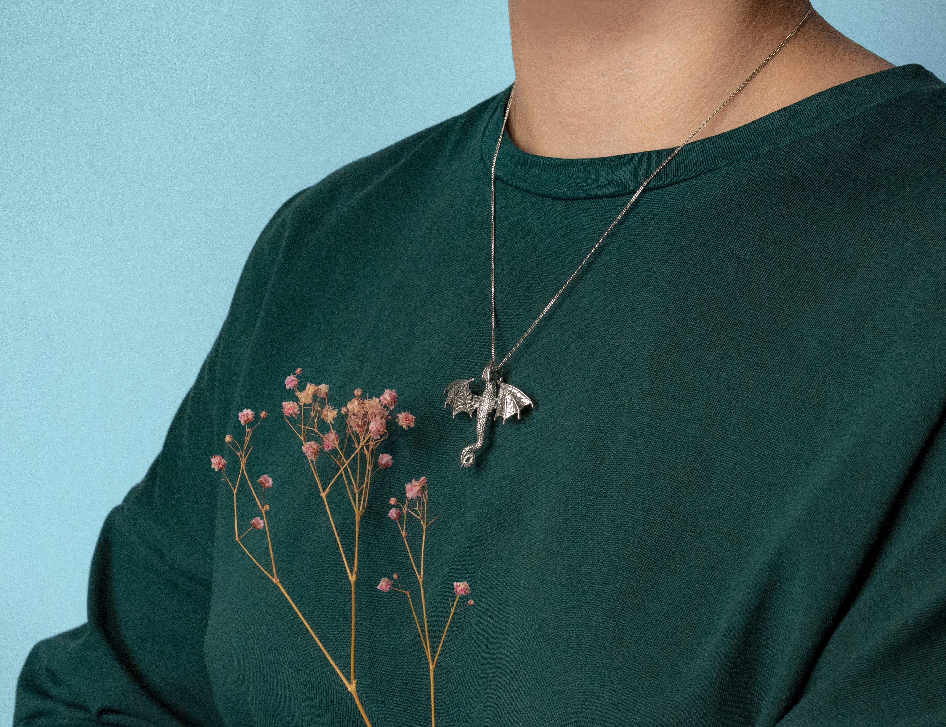 Брошь-подвеска "Дракон"