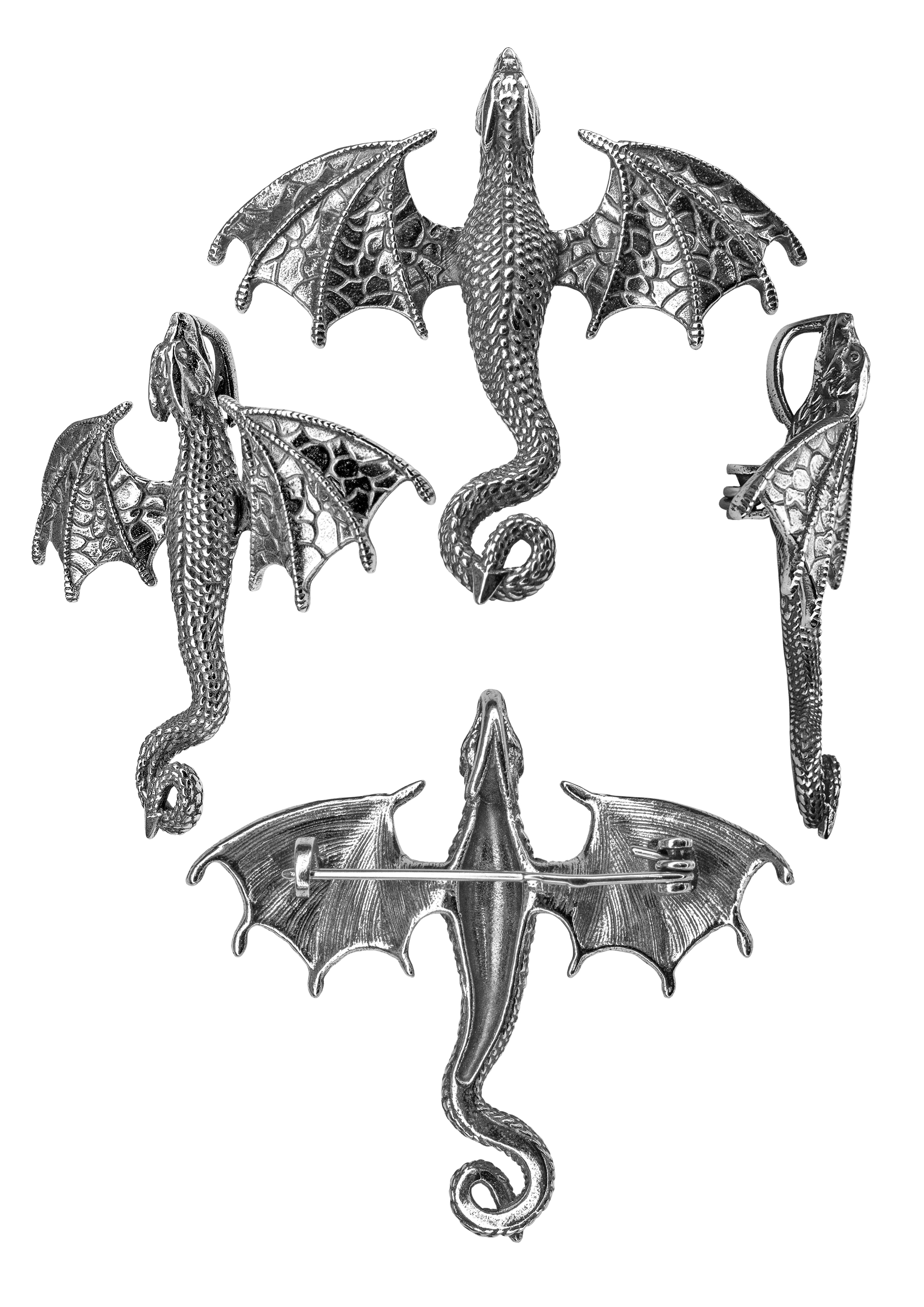 Брошь-подвеска "Дракон"